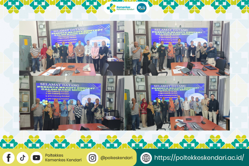 Beauty Contest Calon Bank Mitra Poltekkes Kemenkes Kendari Digelar di Ruang Rapat Poltekkes