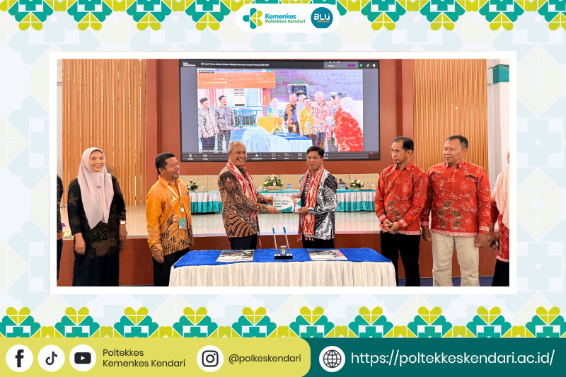 Serah Terima Jabatan Direktur Poltekkes Kemenkes Kendari Periode 2022-2026 dan Periode 2026-2030