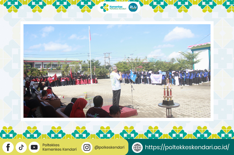 Pembukaan Pekan Olahraga dan Seni (PORSENI) Tingkat Mahasiswa Poltekkes Kemenkes Kendari tahun 2025