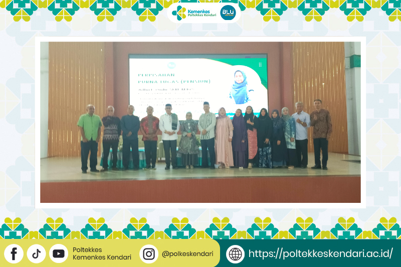 Halal Bihalal Dirangkaikan dengan Perpisahan Purna Bakti Kasubbag Adum Poltekkes Kemenkes Kendari